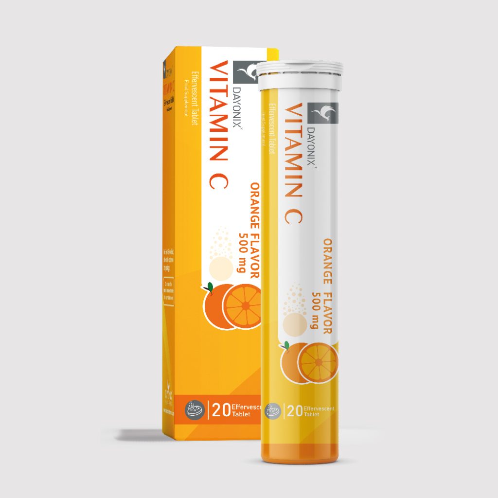 Vitamina C Efervescente MarcaDemo 20 comprimidos